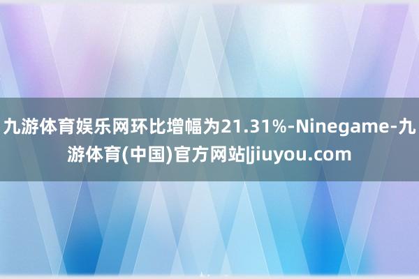 九游体育娱乐网环比增幅为21.31%-Ninegame-九游体育(中国)官方网站|jiuyou.com